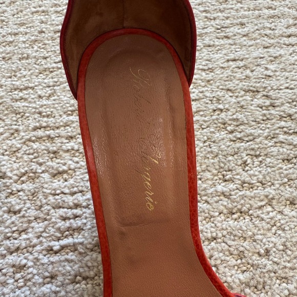 ROBERT CLERGERIE Leather Wood‎ Platform Ankle Strap Heels Sandals Women 5.5 - Picture 6 of 11